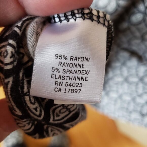 Banana Republic Geometric Print Wrinkle-Resistant Stretch Wrap Dress Size XS - Picture 6 of 6